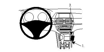 BMW X5 07-13/X6 09-14, Konsole