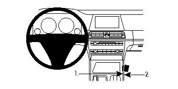 BMW 730-750 F01, F02 09-15, Konsole