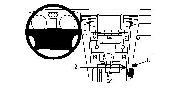 Lexus LX Serie 08-15, Konsole