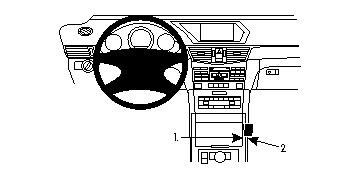 Brodit ProClip, Mercedes Benz E-Klasse, Limousine/Kombi 09-16