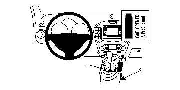 Nissan Juke 11-15, Konsole, Automatik