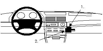 BMW 730-750 E32 87-93, Abgewinkelt