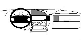 BMW 316-328 91-98, Abgewinkelt