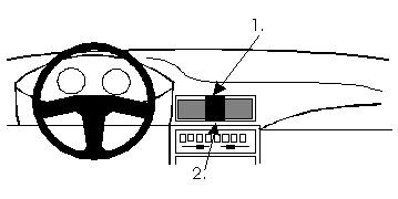 Nissan 200 SX 95-98, zentriert