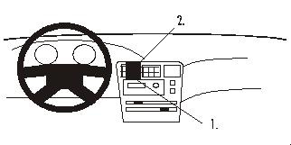 Toyota Corolla 93-97, zentriert