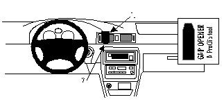 Toyota Camry 97-01, zentriert
