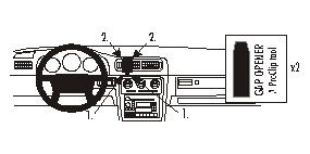 Volvo C70/S70/V70 97-00, Center
