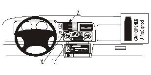 Mitsubishi Pajero Sport 99-06, Zentriert