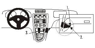ProClip Montagebügel Alfa Romeo 156 98-01, Geneigt, niedrig