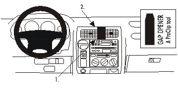 Toyota LandCruiser 90 97-02, zentriert