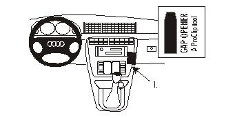 Brodit ProClip, Audi A4 Sedan 00-01