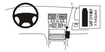 Brodit ProClip, Mercedes Benz E-Class, Limousine 95-02
