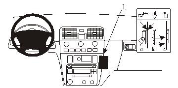 Volvo S40/V40 01-03, Abgewinkelt