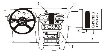 Chrysler PT Cruiser 00-05, Zentriert