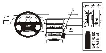 Audi A3 01-02, Abgewinkelt