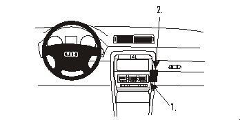 Audi A4 01-07, Abgewinkelt