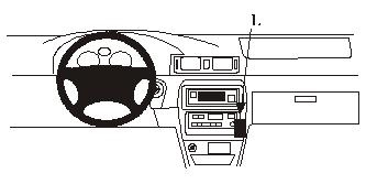 Toyota Camry 97-01, gewinkelt