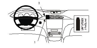 Renault Laguna 01-04, zentriert