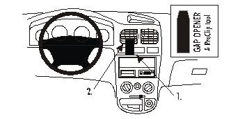 ProClip Monteringsbygel Kia Rio 01-05, zentriert