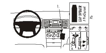 Toyota Corolla 02-07, gewinkelt