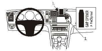 Saab 9-3 03-06, Winkelmontage, Hoch
