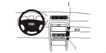 Brodit ProClip, Audi A4 Cabriolet/S4 Cabriolet 02-07
