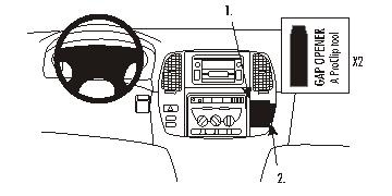 Toyota LandCruiser 100 02-07, Abgewinkelt