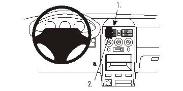 Daihatsu Sirion 02-06, Zentriert