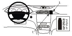 Renault Laguna 01-04, Abgewinkelt, Hoch
