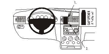 Ford Transit Connect/Tourneo Connect 03-09, Zentriert