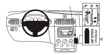 Ford Transit Connect/Tourneo Connect 03-09, Abgewinkelt