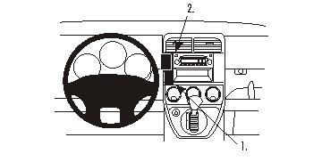 Honda Element 03-12, Zentriert