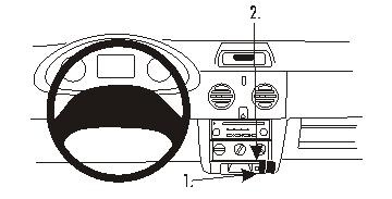 Renault Kangoo 03-07, Abgewinkelt