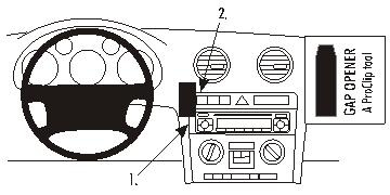 Audi A3 03-06, Niedrig Zentriert