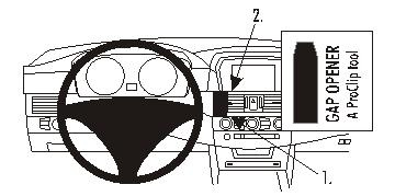 BMW 520-545/M5 E60, E61 04-10, Center