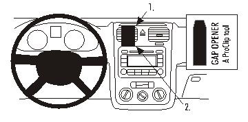 Volkswagen Golf V 04-09, Mitte