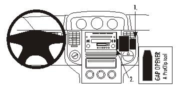 Nissan X-Trail 04-07, Winkelmontage