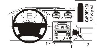 Volkswagen Caddy 04-15, Winklig, Rechts