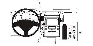 Toyota Corolla Verso 04-09, Zentriert
