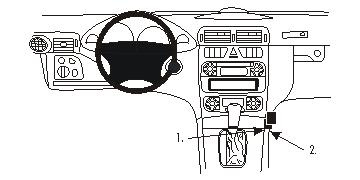 Mercedes Benz C-Klass 00-06, Winklig, Niedrig