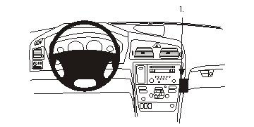 Volvo V70 05-08, Winklig, Holzpanel