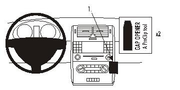 Brodit ProClip, Mercedes Benz A-Klasse 05-12