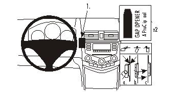 Honda Accord 03-07, mittig