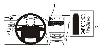 Kia Sportage 05-10, mittig