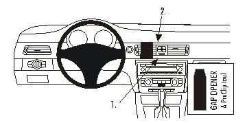 BMW 316-330/E90/E91/E92/E93 05-12, mittig