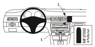 BMW 316-330/E90/E91/E92/E93 05-12, angewinkelt