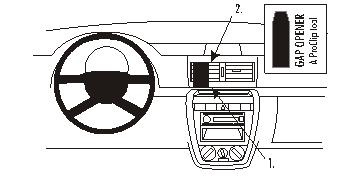 Volkswagen Fox 05-11, mittig
