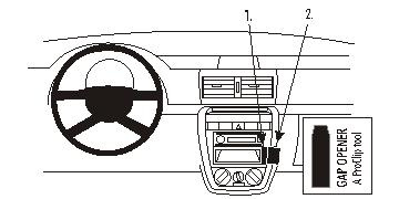 Volkswagen Fox 05-11, angewinkelt