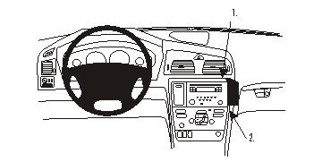 Volvo V70 05-08, angewinkelt hoch, Holzpaneel