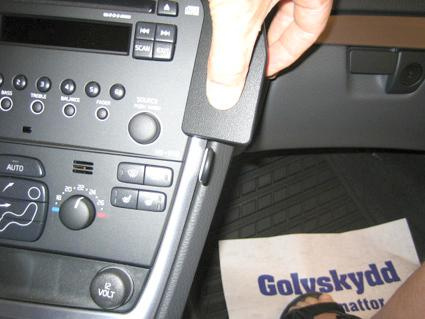 Volvo V70 05-08, angewinkelt hoch, Holzpaneel